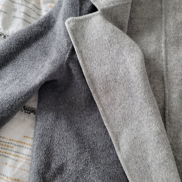 THEORY Authentic wool and cashmere fall coat jacket 2-faces - Picture 7 of 12